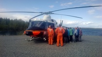 Sieltä tulee Rajavartioston helikopteri